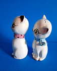Vintage 1950s Holt Howard Cozy Kitten Cat Salt   Pepper Shakers Winking Eyes