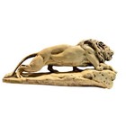 Vintage Crouching Lion Stalking After The  lion L aff  t  Isidore Jules Bonheur