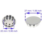10 Pcs Round Stainless Steel Electrical Box Knockout Seal Plugs 1 2 Inch Hole