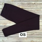 Os Lularoe   Solid Black   Leggings  Sizes 2-10  Jet Black  New In Package 