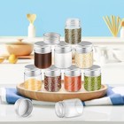 40 Pack 15ml Empty Glass Jars Screw Aluminum Caps 0 5oz Mini Cosmetics Container