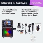 Portable Karaoke Machine With Lyrics Display  color Screen cd g  Mp3 g   Usb Mp3