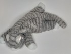 Vintage Ty Tabby Gray White Stripe Cat Plush Kitten Al E 1988 Stuffed Animal