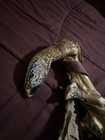 Native American Ceremonial Dance Stick Sacred Eagle Leather Staff One Of A Kind 