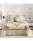 Olivia Patchwork Square Decorative Pillow  16x16