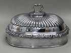 Antique Georgian Sheffield Silver Plated Meat Cover Dome 