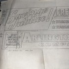 Vintage 1960 Billboard Sign Advertising Sample  Arlington Trust Company Ma Bank