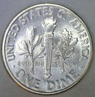 1956 Silver Uncirculated Bu Roosevelt Dime Ten Cent Coin