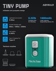 Aoypalp Mini Air Pump For Inflatables With 1600mah Battery Usb Rechargeable     