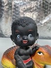 Vintage Kenmar New Orleans Bobblehead Nodder Coin Bank Alligator Japan Figurine