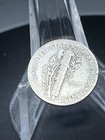 1939 D  Mercury Dime Circulated 90  Silver  Stock Photo