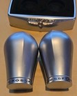 Chrysler Crossfire Dealer Promo Very Heavy Salt And Pepper Shakers Set Aluminum 