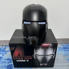2026 Autoking Iron Man Black Mk5 Helmet Electronic Wearable Voice-control Mask