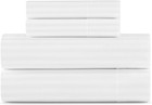 Como King Sheet Set - Luxury 100  Cotton  Hotel-quality   Durable  4-piece  1   