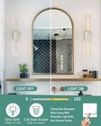 Bathroom Vanity Light Fixture  2-light Brushed Nickel Wall Sconce Lighting Fi   
