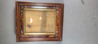 Antique Deep Walnut Eastlake Victorian Carved Inner Gilded 8 X 10 Picture Frame