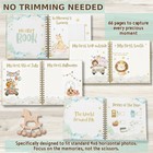 Baby Memory Book And Baby Keepsake Box - First Year Photo Album For Baby Boy    