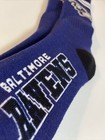 Baltimore Ravens  Adult Socks Fbf 4-stripe 4 Pairs- Large New Free Ship  d 
