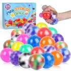 24 Pack Stress Relief Balls - Squishy Squeeze Fidget Toys For Adults  Party Favo