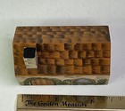 Vtg 1985 Handmade Miniature Wooden Cottage House 2 5 X 2 5    Signed