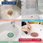 Gotega 5 Pack Sink Drain Strainer  Hair Catcher For Bathroom Tub Shower   Shower