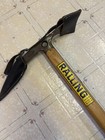 Vintage Ralling Ice Climbing Axe Everest Pickel W Original Label   Extras Nice C