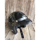Raider Dot Certified Motorcycle Helmet Black Open Face With Visor Xl