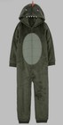 Carter s Boys Dinosaur Hooded One-piece Fleece Pajamas Jumpsuit Halloween Size 6