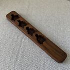 Antique Carved Wooden Mold For Cookie Sweets Chocolate
