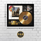 Gold Plated Lp Vinyl - Pink Floyd - Memorabilia Music Gift   Pgr