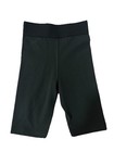 Essentials Fear Of God Women s Black Biker Activewear Shorts Knit Elastic Waist
