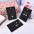 150 Set Earring Display Card With 150 Pcs Self-seal Bags  Earring Holder Card Fo