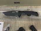 Sog Seal Fx Tanto Usa Made Cpm S35vn Black Cerakote Fixed Blade  damaged Box 