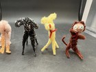 Lot Vtg Pipe Cleaner Pets Animals Black Dog Cat Monkey Ape Pink Elephant Japan