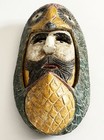 Vtg Mexican Folk Art Hand Carved Wood Aztec Eagle Aguilo Warrior 17  Dance Mask