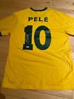 Brazil Pele Authentic Signed Soccer Jersey Autographed Psa Certification Auto