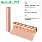 Thin Copper Sheet Roll  3500mm X 200mm X 0 03mm Copper Roll For Crafts