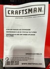 Craftsman 6 Gallon Portable Pancake Air Compressor - Oil Free 150 Psi