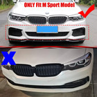 For Bmw 5 Series G30 G31 G38 540i M Sport 17-19 Gt Style Gloss Front Bumper Lip 