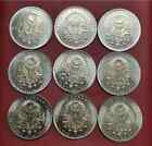 Turkey  Ottoman Sultans 9 Pcs Coin Set  2024  Unc  Bimetal