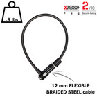 Kryptonite 2  Kryptoflex 1265 Combo Cable 005230 Two Foot Cable Length Black