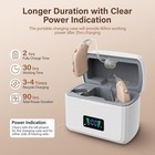 Mild To Severe Hearing Loss Rechargeable Hearing Aids Noise Canceling For Senior
