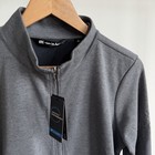 Nwt Travis Mathew Coveside Full Zip Women s Gray Golf Performance Jacket Large