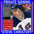 Steve Christoff Autographed Usa Hockey Logo Puck Miracle On Ice Beckett Signed