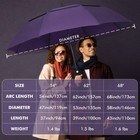 Golf Umbrella 62 Inch Automatic Open  Large Double Canopy Vented Oversize Sti   