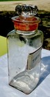 Vtg  Apothecary Pharmacy Bottle Labeled Tiocol Under Glass  Bottle  10 1 2   