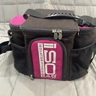 Iso Isolator Fitness Insulated Meal Prep Bag Pink  Fuchsia  Purple Black