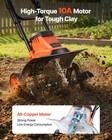 Vevor Corded Electric Tiller Garden Cultivator 14inch 10amp Lawn Yard Rototiller