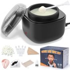 Nose Wax Kit Men  Nose Ear Hair Waxing Kit With 100g Wax  40 Sticks  Nose Black