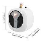 8 Gallon Electric Mini-tank Water Heater Shower Compact Storage Upgrade